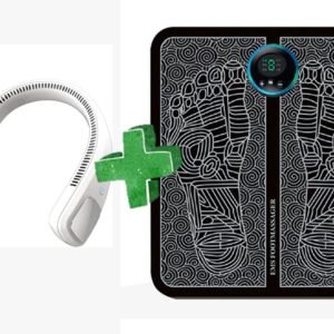 Masajeador Pies + ventilador de cuello